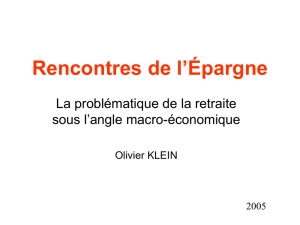 Rencontres de l`Epargne - Le Blog Note d`Olivier KLEIN