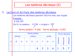 Les nombres décimaux (3)