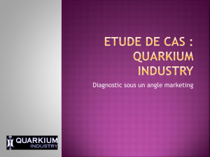 Etude de cas : Quarkium Industry