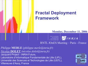 Diapositive 1 - Fractal Deployment Framework