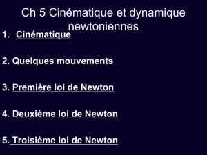 5. Troisième loi de Newton