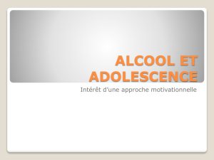 alcool et adolescence - association de formation medicale continue