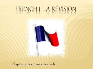 French I La Révision
