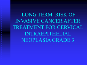 long term risk of invasive cancer after treatment - SantePub