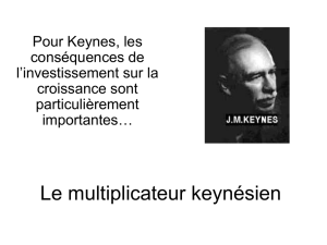 Le multiplicateur keynésien