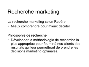 Recherche marketing - Publici