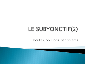 LE SUBYONCTIF(2)