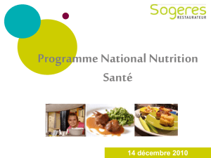 Programme National Nutrition Santé