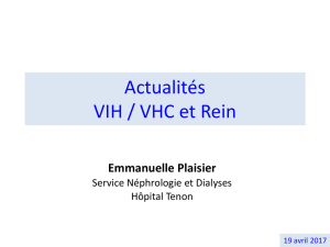 VIH / VHC et Rein