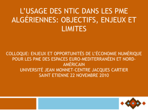 Diapositive 1 - Université Jean Monnet