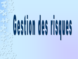 Gestion des risques