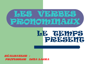 les verbes pronominaux - Competente TIC Franceza Arges