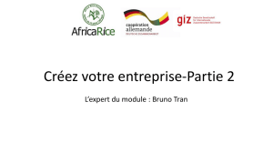 CRÉEZ VOTRE ENTREPRISE