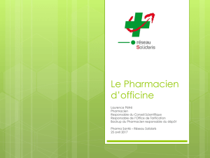 Pharmacien d`officine