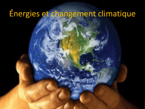 Énergies et changement climatique