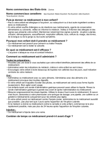 Puis-je donner ce médicament à mon enfant?