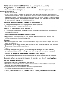 Puis-je donner ce médicament à mon enfant?