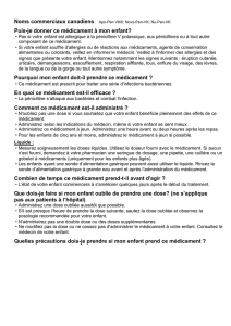 Quand dois-je appeler le médecin de mon enfant?