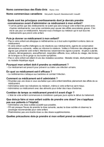 Puis-je donner ce médicament à mon enfant?