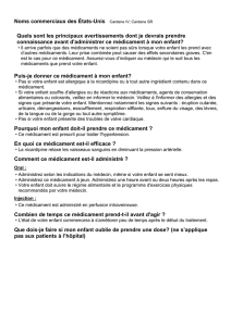 Quand dois-je appeler le médecin de mon enfant?