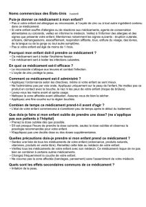 Quand dois-je appeler le médecin de mon enfant?