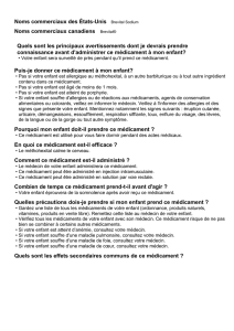 Puis-je donner ce médicament à mon enfant?