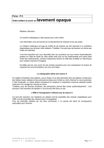 Lavement opaque pédiatrique [P6] - Société Française de Radiologie