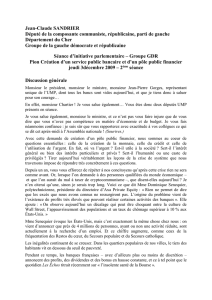 Groupe GDR Pion Création d`un service public bancaire