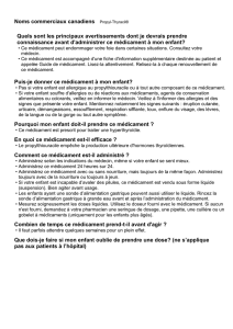 Quand dois-je appeler le médecin de mon enfant?