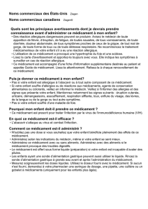 Puis-je donner ce médicament à mon enfant?