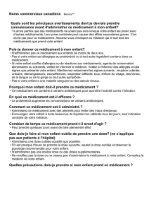 Quand dois-je appeler le médecin de mon enfant?