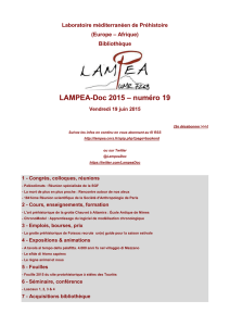 LAMPEA-Doc 2015 - numéro 19