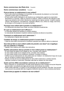 Puis-je donner ce médicament à mon enfant?