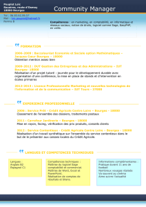 2006-2009: Baccalaur*t Economie et Sociale option Mathématiques