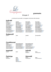 grammaire Groupe 3