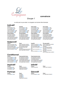 Indicatif - Le conjugueur