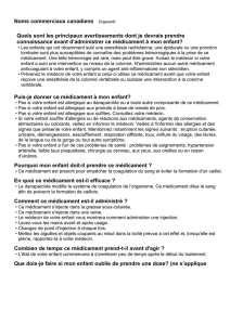 Quand dois-je appeler le médecin de mon enfant?