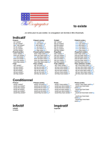 to existe - The Conjugator