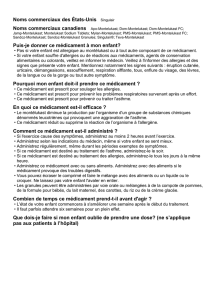 Puis-je donner ce médicament à mon enfant?