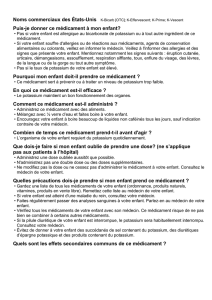 Quand dois-je appeler le médecin de mon enfant?