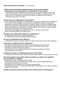 Quand dois-je appeler le médecin de mon enfant?