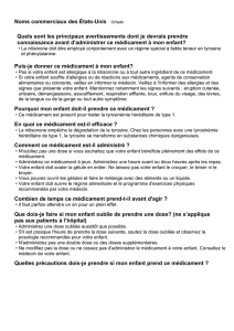 Quand dois-je appeler le médecin de mon enfant?