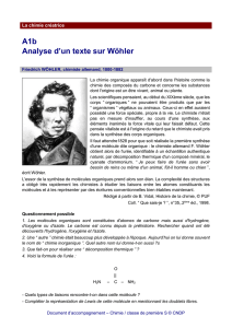 A1b - Analyse d`un texte sur Wöhler