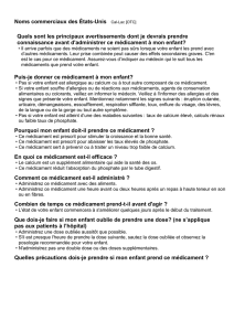 Quand dois-je appeler le médecin de mon enfant?