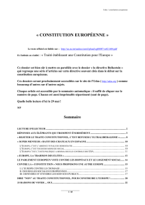 constitution européenne