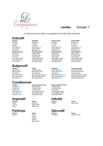 Indicatif - Le conjugueur