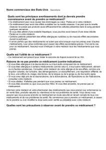 Quels sont les effets secondaires communs de ce médicament