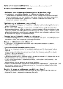 Puis-je donner ce médicament à mon enfant?