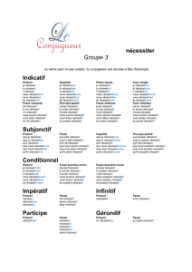 Indicatif - Le Conjugueur