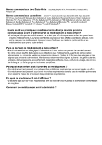 Puis-je donner ce médicament à mon enfant?